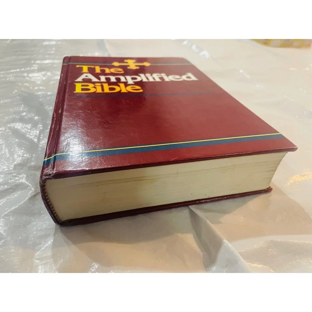 Amplified Bible AMP Zondervan Hardcover Red 1992 Old New Testament Study Bible